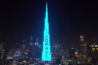 Dubaï: ils révèlent le sexe de leur enfant sur la Burj Khalifa