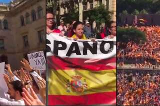Catalogne: Drapeaux, slogans... de Madrid à Barcelone, les manifs se suivent et ne se ressemblent pas