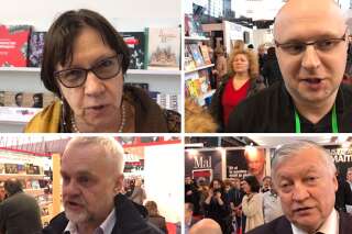 Au Salon du livre, les Russes trouvent la démarche de Macron 