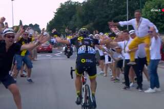 Sylvain Chavanel a eu un geste très symbolique pour son manager sur le Tour de France