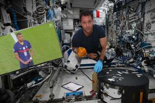Pour Portugal-France, Thomas Pesquet s'offre une place depuis l'ISS