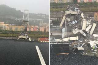 Le pont Morandi à Gênes s'effondre, les images de l'accident