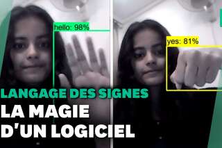 Pour traduire la langue des signes, cette étudiante a conçu un logiciel