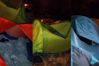 Des tentes de migrants lacérées lors de la dispersion d'un campement à Paris
