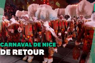 Le carnaval de Nice retrouve son public deux ans après