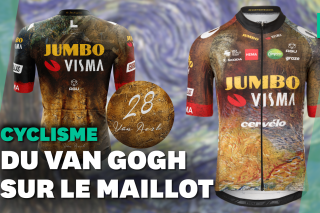 Tour de France: le maillot de Jumbo-Visma, hommage aux peintres néerlandais