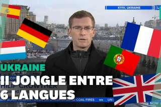 En Ukraine, le reporter polyglotte Philip Crowther impressionne