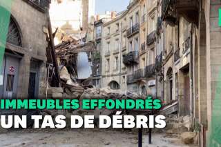 Deux immeubles s'effondrent à Bordeaux, 3 blessés dont un grave