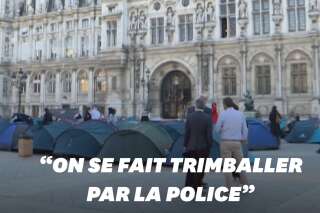 Logement: À Paris, des familles SDF dorment devant la mairie pour réclamer un hébergement