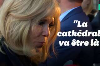 Brigitte Macron très émue à la messe de Saint-Sulpice pour Notre-Dame