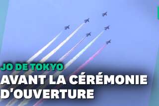 JO de Tokyo: Les avions de l'armée japonaise dessinent les anneaux olympiques dans le ciel