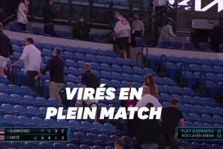Confinement: le match de Djokovic interrompu pour que les spectateurs quittent le stade