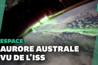 Thomas Pesquet filme une magnifique aurore australe depuis l'ISS