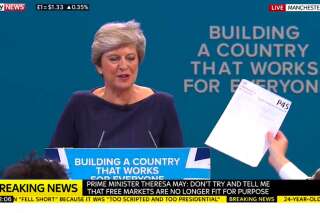 Theresa May a vécu un véritable calvaire lors de son discours