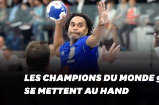 Les champions du monde 98 se mettent au handball et sont loin d'être ridicules