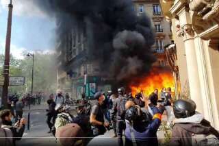 Fête du travail: violences et dégradations émaillent le défilé à Paris