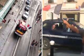 Merci les Bleus: Pompiers et gendarmes ont aussi fêté la victoire des Bleus en finale de la Coupe du monde