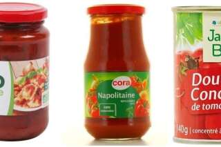 Les sauces tomates les moins sucrées, salées et polluées vendues en supermarché