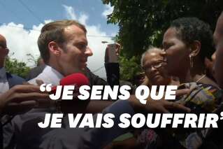 Emmanuel Macron interpellé dès son arrivée en Guadeloupe: 