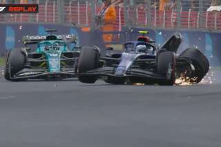 Au GP d'Australie, l'étrange crash entre Stroll et Latifi