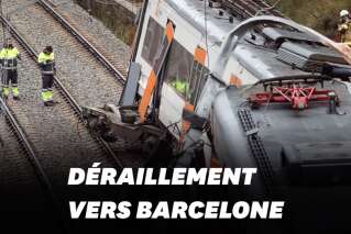 À Vacarisses près de Barcelone, un glissement de terrain fait dérailler un train