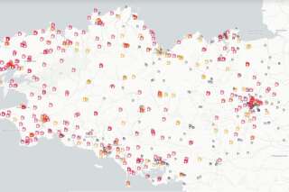 La carte des pénuries d'essence en Bretagne après les blocages de dépôts pétroliers
