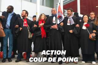 Avant le procès Fillon, des avocats en grève bloquent l'accès au tribunal