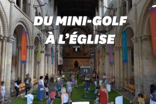 Une cathédrale anglaise installe un mini-golf pour attirer les fidèles