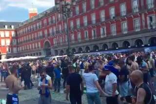 Atlético Madrid - Leicester: les supporters anglais vandalisent la Plaza Mayor de Madrid avant le match