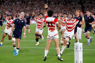 Le Japon bat l'Écosse et va en quart de finale du mondial de rugby
