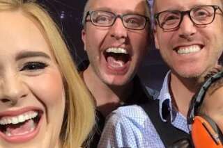 Adele prend un selfie avec le plus chanceux des bébés