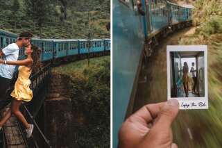 Ces instagrameurs critiqués après leur photo acrobatique dans un train en marche