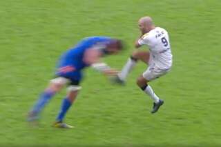 Top 14 de rugby: Maxime Lucu victime d'un plaquage violent