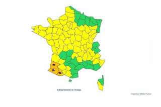 Météo France place trois départements du Sud-Ouest en alerte orange pour vents violents