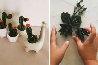 Pour les mariages, cette artiste réalise des bouquets de fleurs très spéciaux