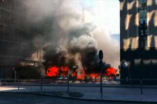 En plein Stockholm, les images impressionnantes de l’explosion d’un bus