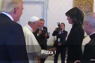 Tout le monde a cru que le pape parlait de pizza à Melania Trump mais...