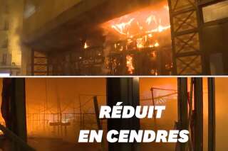 Levallois-Perret: Les images de l'incendie qui a ravagé le marché