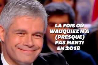 La fois où Laurent Wauquiez n'a (presque) pas menti en 2018