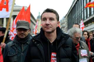 Grève SNCF, manifestation du 22 mars: Olivier Besancenot, facteur d'unité à gauche