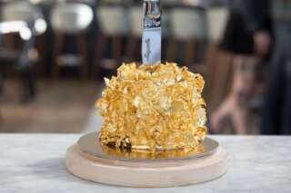 Pour 500 euros, vous pourriez manger ce dessert recouvert de feuilles d'or