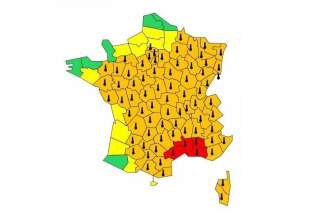Canicule: quatre départements en vigilance rouge, une première en France