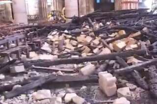 Notre-Dame: à quoi ressemble l'intérieur un mois après l'incendie