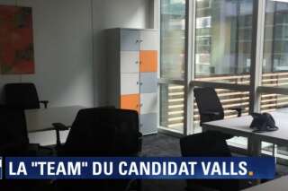 De premières images du QG de campagne de Manuel Valls à Paris dévoilées par BFMTV