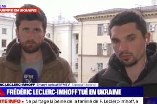 Maxime Brandstaetter rend hommage à Frédéric Leclerc-Imhoff, mort en Ukraine