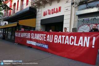 Médine au Bataclan: Génération Identitaire devant la salle pour protester contre le concert du rappeur