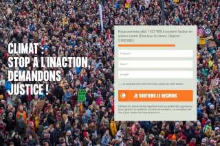 Climat: la pétition contre l'inaction de l'État dépasse 1,5 million de signatures en 5 jours