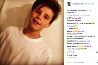 Cruz Beckham fait craquer Instagram avec son joli brin de voix