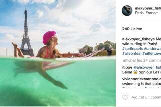 Il photographie ceux qui osent nager à Paris