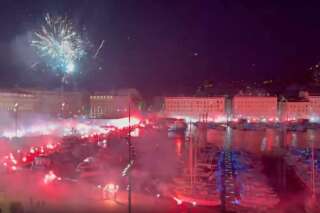 Olympique de Marseille: le Vieux-Port en feu pour l'anniversaire des South Winners